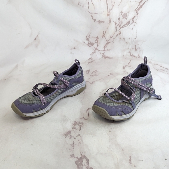 Chaco Shoes - Chaco Sandal Womens 9.5 Purple Outcross Evo Free Bungee Laced Sport Shoe J105906